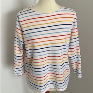 SugarHill 100% Cotton Rainbow Casual Tee
